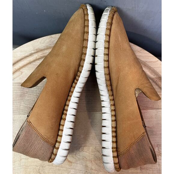 Clark's M Z T Summer sneakers Womens size 6.5 Light Tan slip on Casual Beachy - Picture 8 of 8